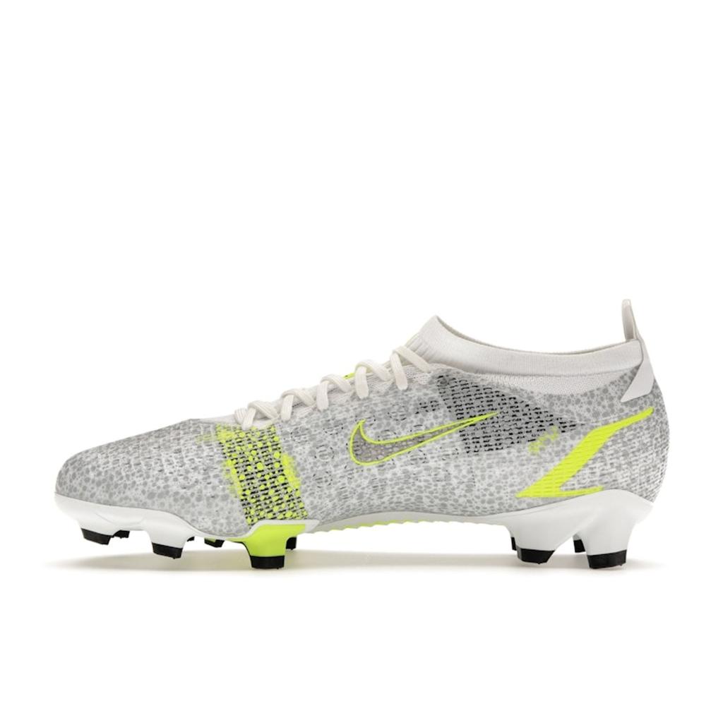 Nike Mercurial Vapor 14 Pro FG Metallic Silver Volt Men Sneakers White Black CU5693-107