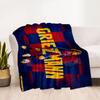 Portrait Mystery Blanket Soft Warm Cozy Great for Livingroom Bed Couch Four Seasons Multipurpose Stylish Decor Gift for Travel Home Birthdays