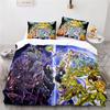 Cartoon 3d Saint Seiya Printed Bedding Set Anime Duvet Cover Pillowcase Adult Kids Comforter Cover Set Twin Full Queen King Size
