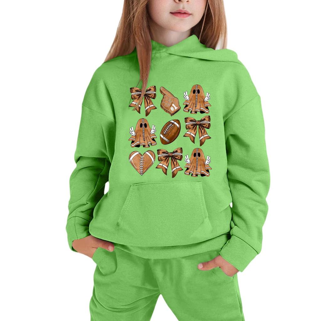 Kids Hoodie Halloween Print Pullover Sweatshirt Long Sleeve Casual Hooded Top for Boys Girls Soft Comfortable Fabric