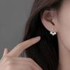 Flower Stud Earrings Women's Niche Temperament Earrings Light Luxury High-end New Fashion Earrings