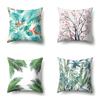 Polyester Pillowcase Plant Fresh Car Decoration Home Printed Pillowcase Sofa Cushion Cover