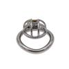 Stainless Steel Chastity Device Chastity Lock with Mini Short Hollow Design Men's Penis Lock Cage CB Wear Outside