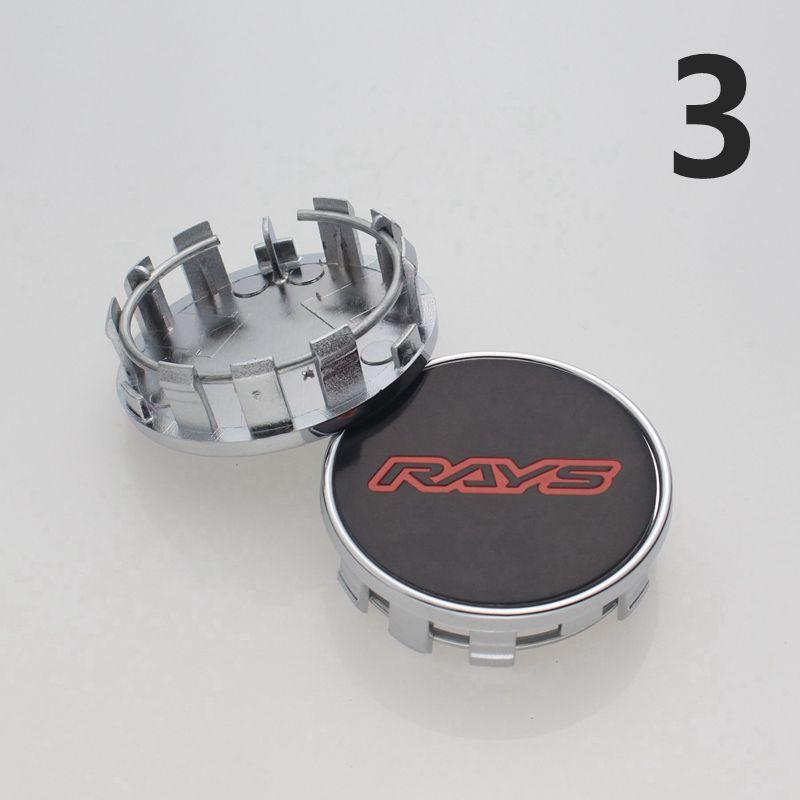 4ks středová krytka RAYS pro disky 54mm vnější průměr & 50mm vnitřní průměr prachotěsný kryt plastový základ krytka náboje kola VOLK racing krytky RAYS na kolech