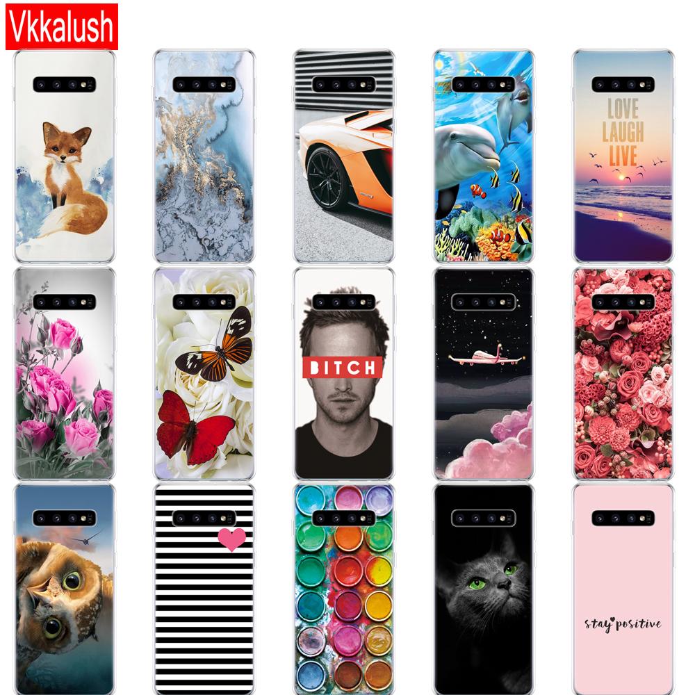 Pouzdro pro Samsung Galaxy S10 S10 Plus Vtipné silikonové TPU pouzdro pro telefon S10 E Pouzdro pro Samsung S10 Plus G975F S 10 SM-G973F