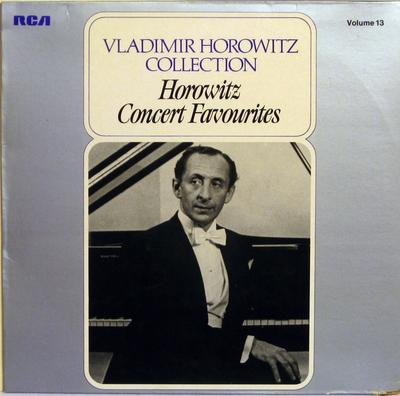 LP Record VLADIMIR HOROWITZ - Horowitz  Concert Favourites VH013 RCA, RCA Victro 1975 Germany Classical Used