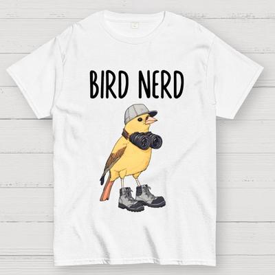 Funny Bird Nerd T-Shirt Size S-4XL