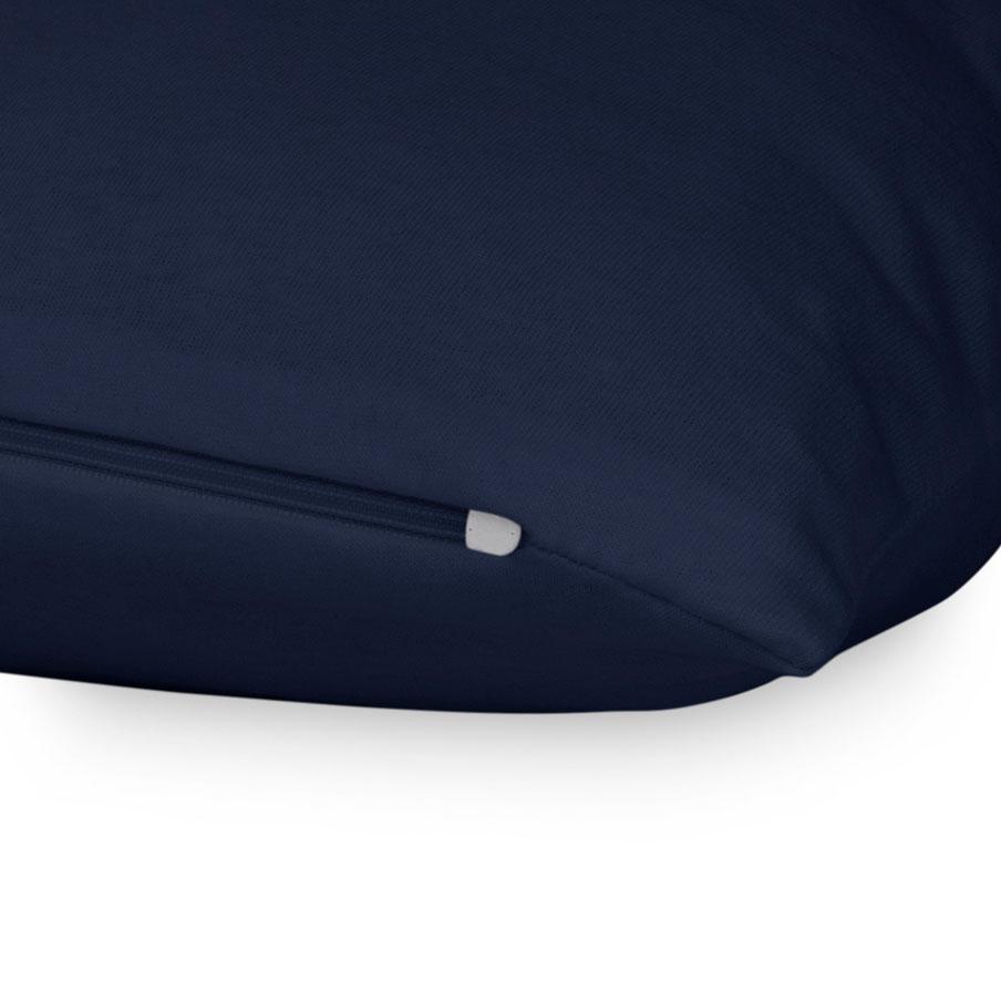 Pillowcase 40x40 cotton jersey knit, dark navy blue