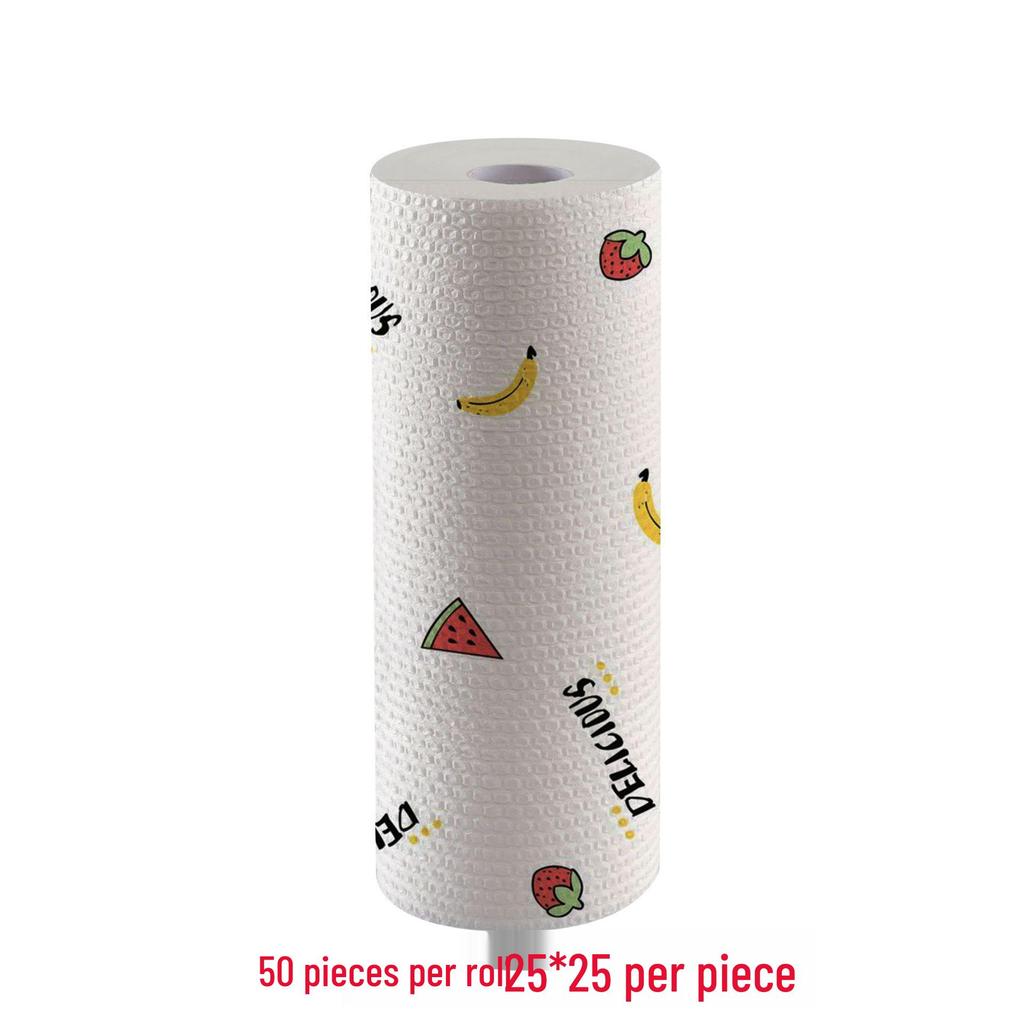 Dual-Use Thickened Lint-Free Kitchen Paper: Oil-Free, Wet & Dry, Anti-Stain Rag