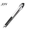 Rust-resistant Kitchen Tongs with Anti-Slip Handle And Silicone Scalloped Edges, Stainless Steel Heavy Duty Locking Food Clips for Grilling BBQ Salad,