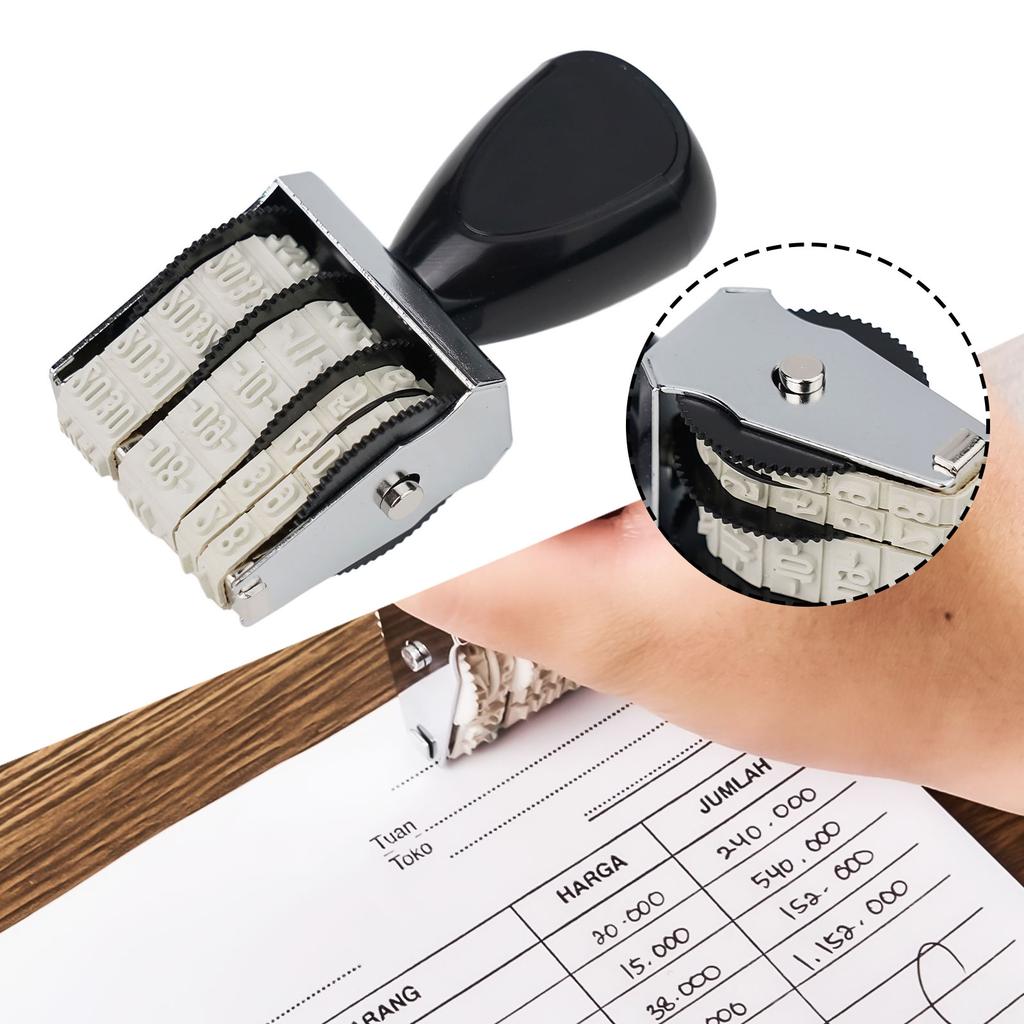 Reliable Manual Date Stamp Adjustable Date Marking from 2020 To 2031 Clear Imprint Ideal for Office Home and School 1 Piece