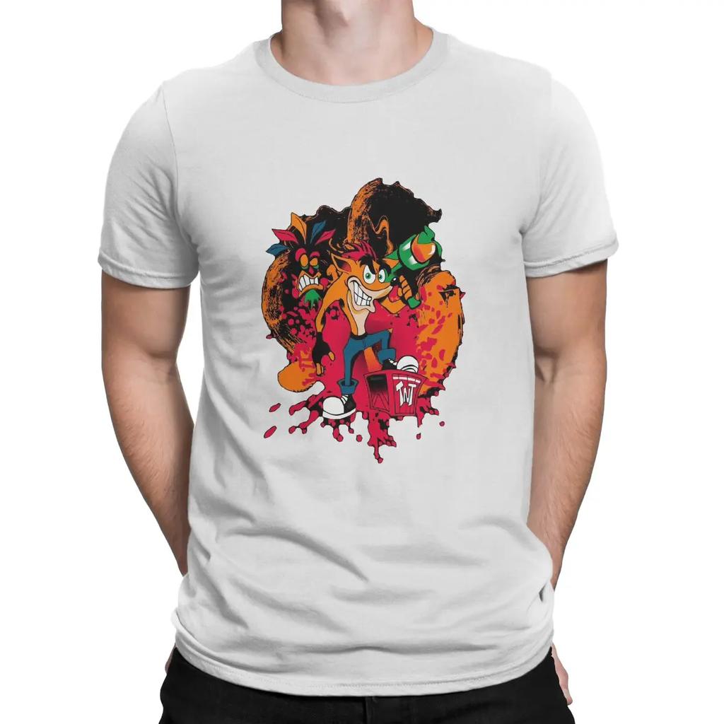 Crash Bandicoots Man TShirt Shooting Distinctive T Shirt Original Sweatshirts New Trend