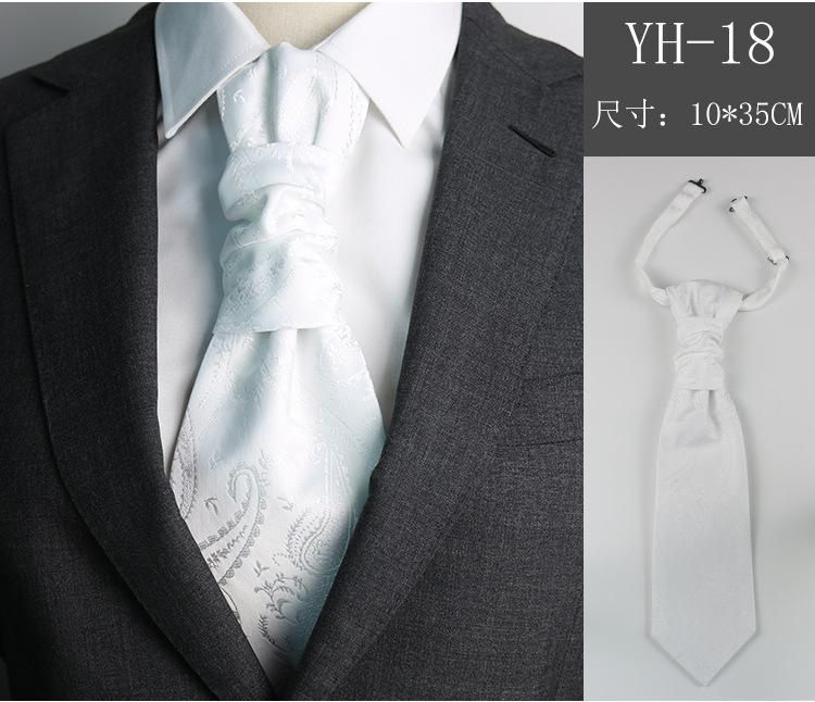 Men'S Tie, Wedding Groom Dinner Meeting Suit Gentleman'S Dress British Burgundy Silk Hong Kong Knot