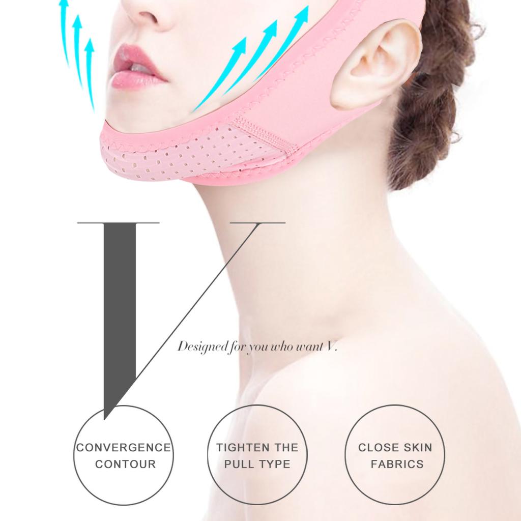 Facial Slimming Mask Slimming Bandages Facial Double Chin Care Weight Loss Face Belts