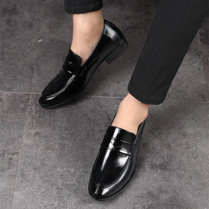 Leichte niedrige Absatzatmungsaktive Schlupfschuhe Herren Formelle Schuhe 2026 Trend Büro Neu Italienisches Echtes Leder 39 Gesellschaftsschuh Herren