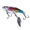 Freshwater Bass Lure BaitVIBRotating Sequin Blood Groove Hook5cm12g16g10No.12No.