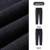 MONTAGUT Men's Winter Warm Drawstring Casual Trousers