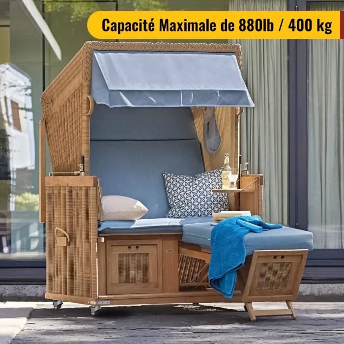 Roulette charge lourde de 50mm holkie - capacité 400kg