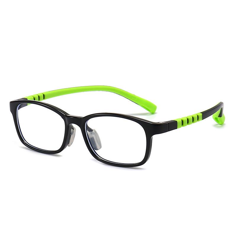 Childrens Silicone Glasses Frame With Blue Light Blocking For Elliptical Face Shape