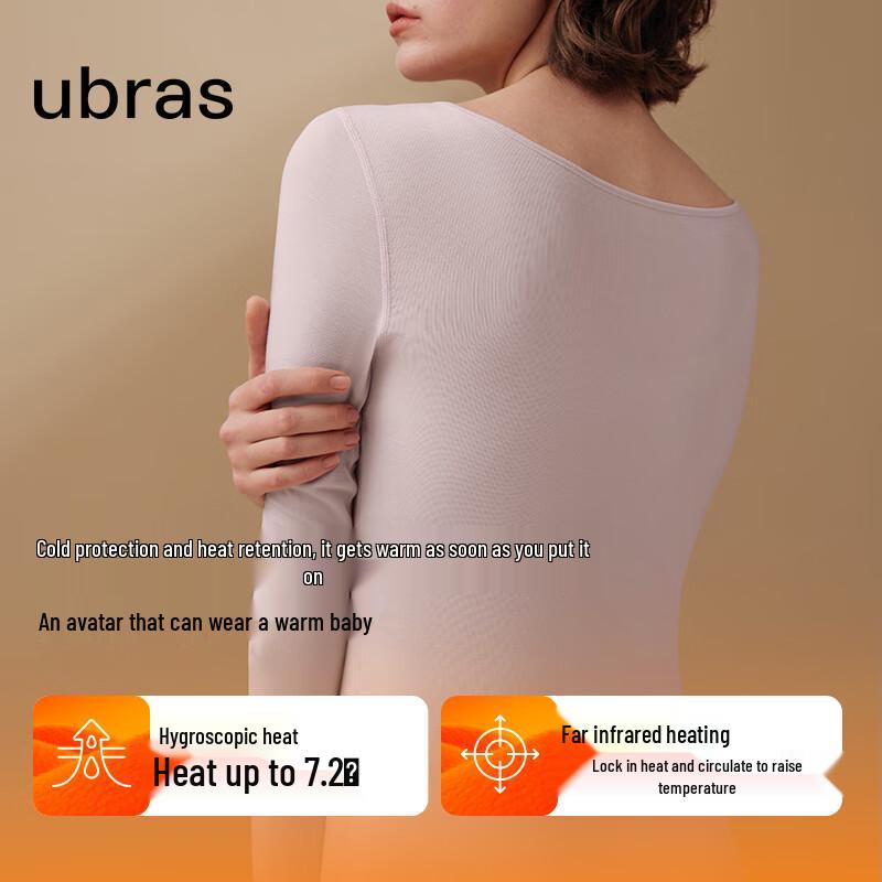

Ubras Women s Feather-Like Warm Base Layer Set XL