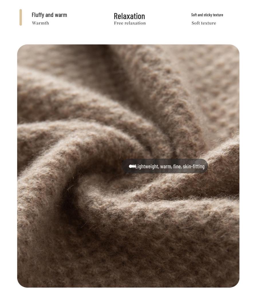 Women's 100% Pure Cashmere Rhinestone Knit Shawl - Versatile Fashion for Autumn/Winter