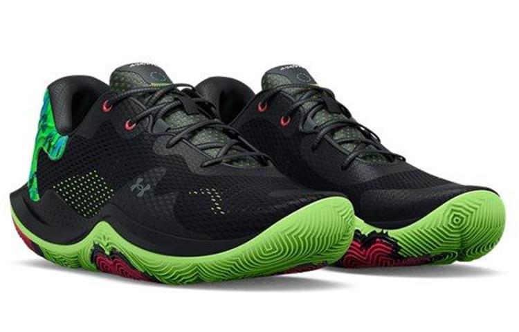 Under Armour Spawn 4 Printed 'Black Quirky Lime'