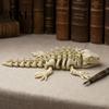 Creative 3d Printed Bone Crafts 5Pcs 3D Articulated Skeleton Dragon Ornament, Movable Joints Figurine, Simulation Fossils Craft Collectibles Flexible