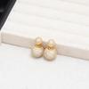 Elegant Light Luxury Zircon Inlaid Ball Earrings for Women