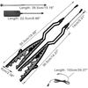 Motorcycle Helmet Light Strip Yellow LED Night Signal Light Stripe Glowing  Bars