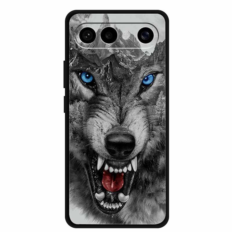 Wolf Phone Back Cover For Vivo S50 Pro mini 5G Case 6.31" Coque Black Silicone TPU Soft Case For Vivo S 50 Pro mini Phone Cases