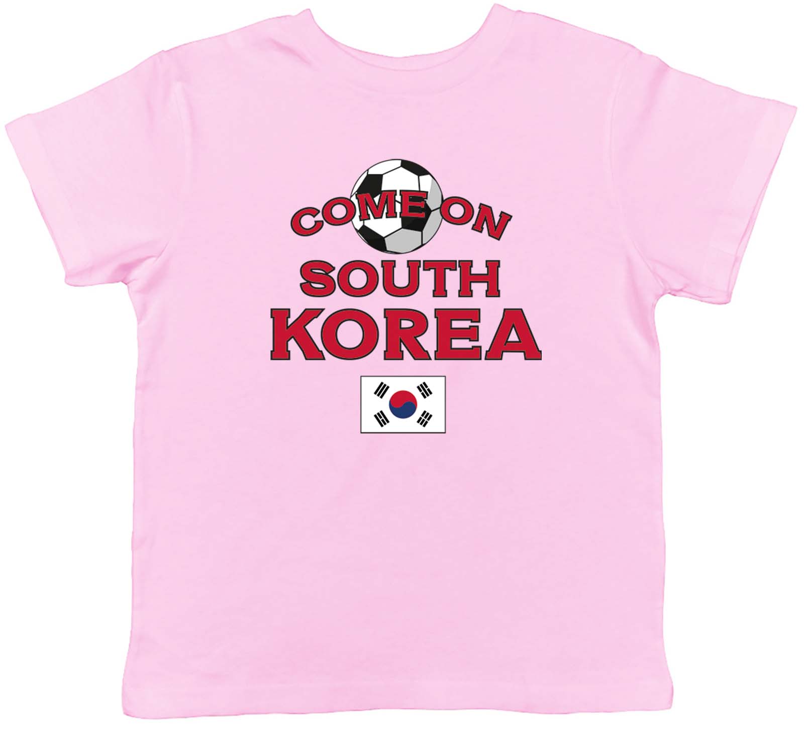 Kids T Shirt South Korea Football Come On Sports Childrens Boys Girls Gift 100