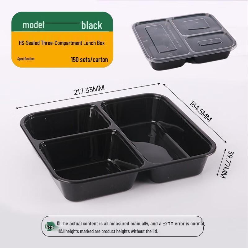 Disposable Compartment Meal Boxes