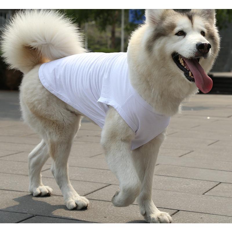 Golden Retriever Samoyed Cat Clothes Vests Dog and Cat Clothes Pet Supplies Cotton