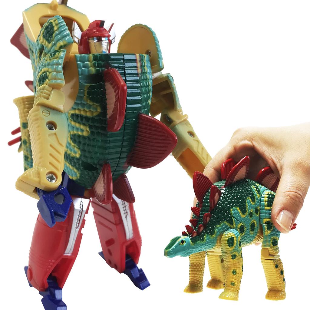 Transforming Dinosaur Robot Dinosaur Toy Transforming Robot Transforming Robo Dinosaur Robot 3D Puzzle Robot Toy Cool! (Stegorobo)
