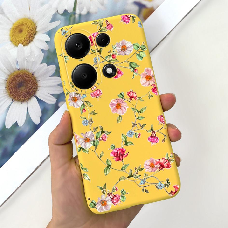 For Xiaomi Redmi Note 13 Pro 4G 2024 Case Cute Love Heart Cactus Soft Matte TPU Cover For Xiaomi Poco M6 Pro 4G Note13 Pro Coque