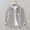 Of Foreign Trade Surplus: Corduroy Square Collar Japanese-Style Casual Long-Sleeve Shirt for Men, Spring and Autumn Corduroy Shirt, Workwear Jacket