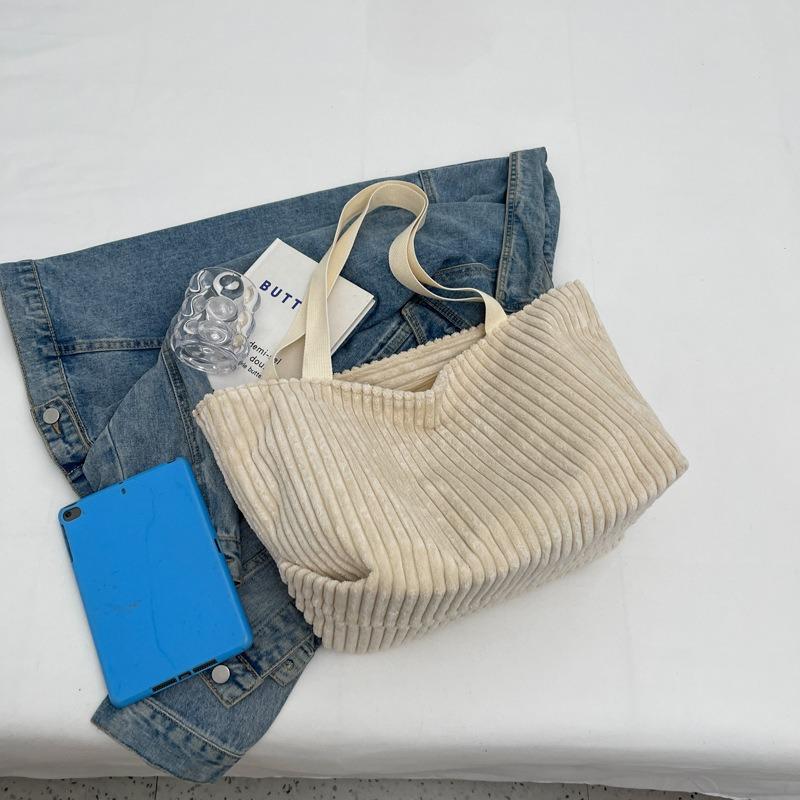 Tote bag fashionable large-capacity shopping bag casual literary canvas handbag simple retro shoulder women's bag