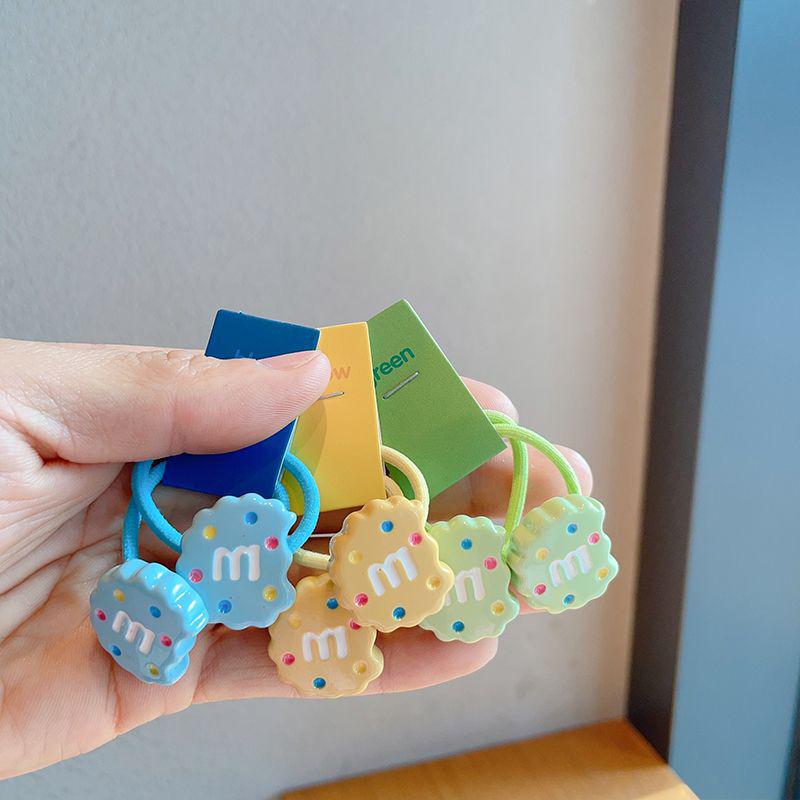 Children's Cute Candy Biscuit Elastic Hair Ties - Baby Hair Accessories