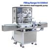 ZONESUN ZS-VTMP80C Automatic Magnetic Pump Filling Machine For Aerosol Soda Bottled Packing Bottle water wine Drink Perfume
