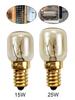 4PCS E14 Salt Lamp Globe Bulb 15W 25W Light Bulbs 240V Refrigerator Oven Replacement Heat-resistant Oven Light