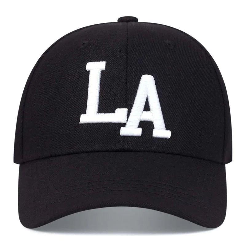 Unisex LA Leter Embroidery Snapback Baseball Caps Spring and Autumn Outdoor Use izable Fit Everyday Hats Sunscreen Hat