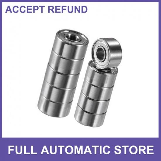 

TEN 3x8x4mm Double Shield 693zz Single Row Deep Groove Ball Bearings Universal