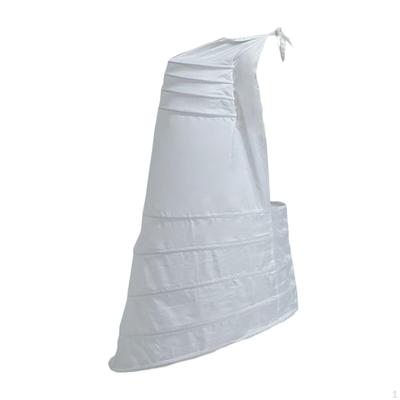 Women Crinoline Petticoat Hoop Bustle Skirt Pannier for Evening Dress Ceremonies