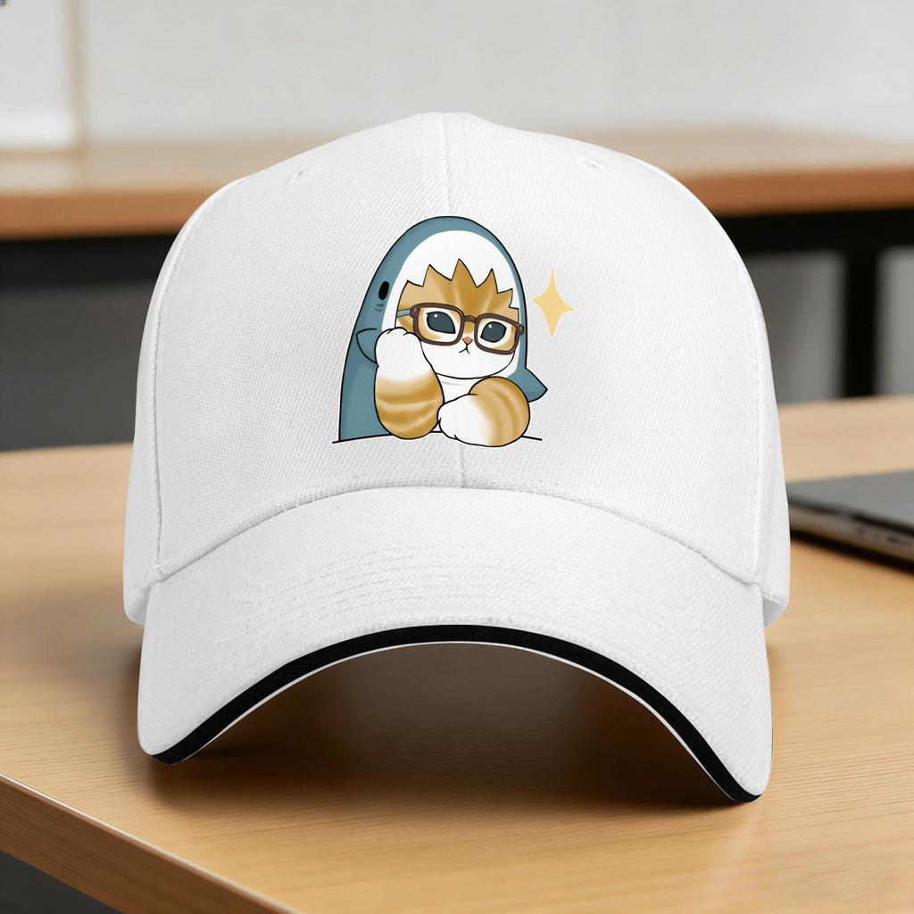 Sharks and Kittens Sun Baseball Cap  Summer Fashion Hip Hop Hats For Couple Women Outdoor Sports Baseball Caps