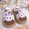 Summer Girls' Sandals, Soft-soled Children's Open-toe Fashion Princess Shoes