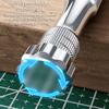 Aluminum Hand Twist Drill Kit Includes 10Pcs Carbon Steel Bits (0.8-3mm) For Model Making And DIY Projects
