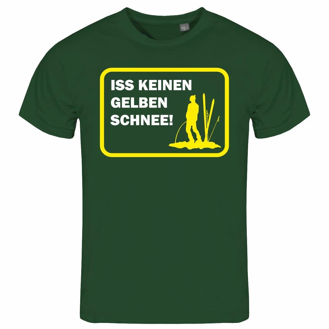 Mens T-Shirt Don t Eat Yellow Snow S to XXL Winter Funny Saying Pee 4XL