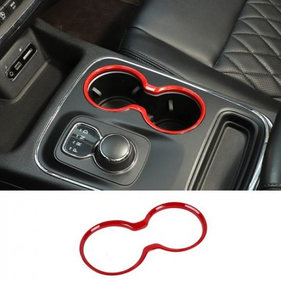 Inner Gear Shift Cup Holder Cover Trim Bezels for Jeep Grand Cherokee 2011-2021