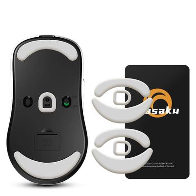 Two Sets of Hasaku Slide Series Mouse Feet for Ninjutso Sora V2 Gaming Improved Mouse Movement (Round Edge) Mouse,