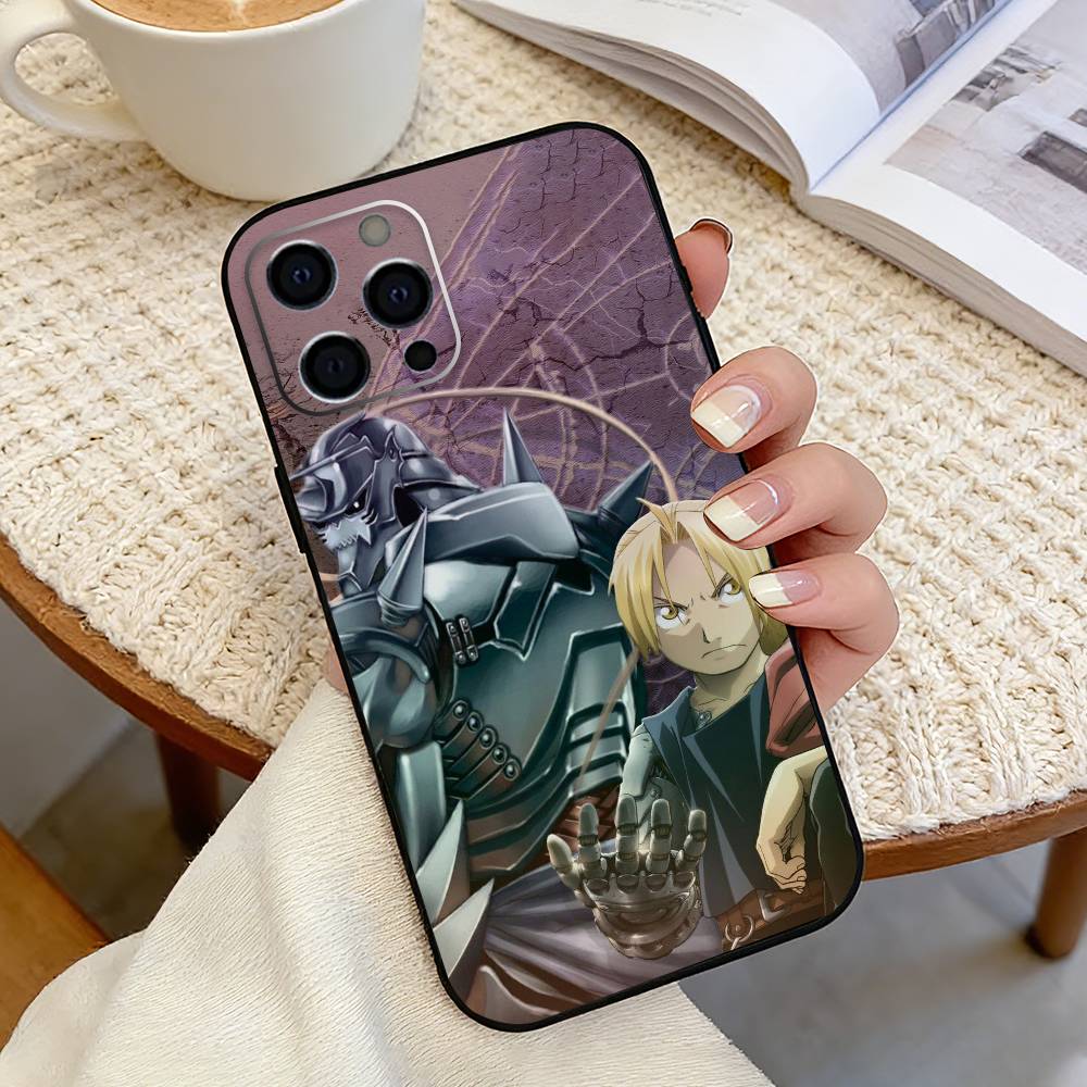 Fullmetal-l Alchemist-t Alphonse Phone Case For iPhone 17, 16,15,14,13,12,11 Plus,Pro Max, Others Soft Black Cover